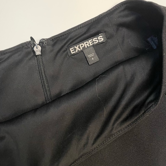 Express Mini Skirt Black size 4 - Picture 3 of 6